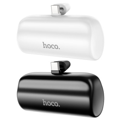 Adaptadores USB Tipo-C branco e preto da marca hoco.