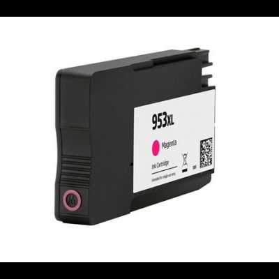 Cartucho de tinta preta para impressora com etiqueta branca