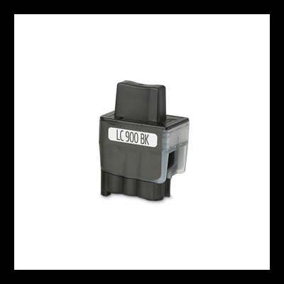Cartucho de tinta preta LC 900 BK em fundo branco