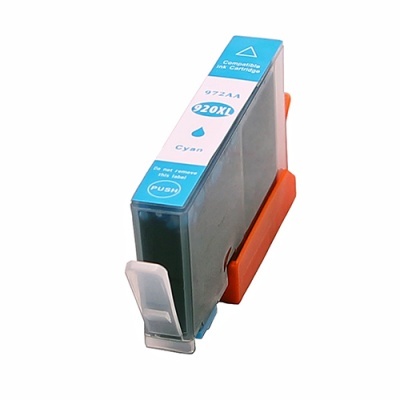 Cartucho de tinta compatível cyan 972AA 920XL
