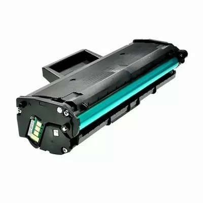 Cartucho de toner preto para impressora com cilindro azul-turquesa