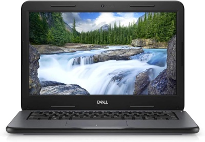 Computador portátil Dell com imagem de cascata no ecrã