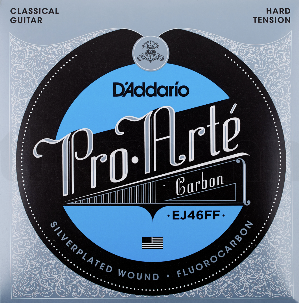 Daddario EJ46FF Embalagem para cordas guitarra clássica DAddario Pro-Arte Carbon