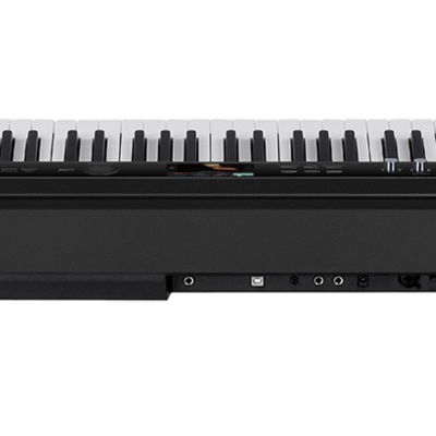 Teclado musical preto NUX NPK-20 com teclas brancas e pretas