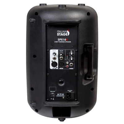 Coluna de som preta ITALIAN STAGE modelo SPX10A}