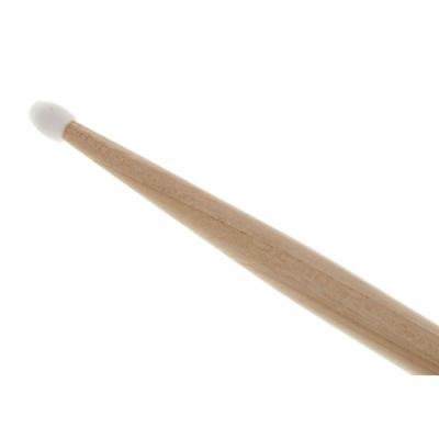 Ponta de ferramenta de madeira com ponta branca oval