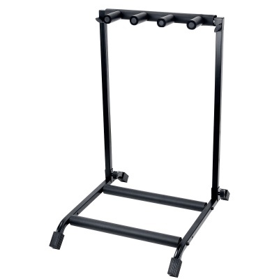 Suporte para guitarras em metal preto com braços acolchoados