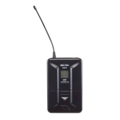 Transmissor UHF EIKON W81H preto com antena flexível