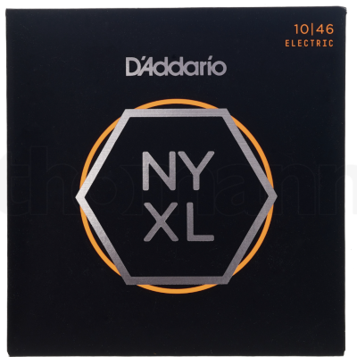 Embalagem preta de cordas para guitarra DAddario NYXL