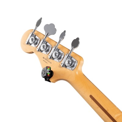 Cabeça de guitarra elétrica com afinador digital e chaves de afinação cromadas