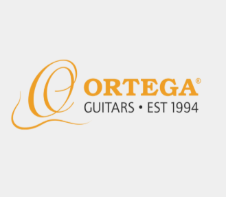 Logótipo da marca ORTEGA GUITARS com texto EST 1994.
