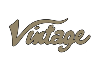 Texto decorativo Vintage castanho claro em fundo branco