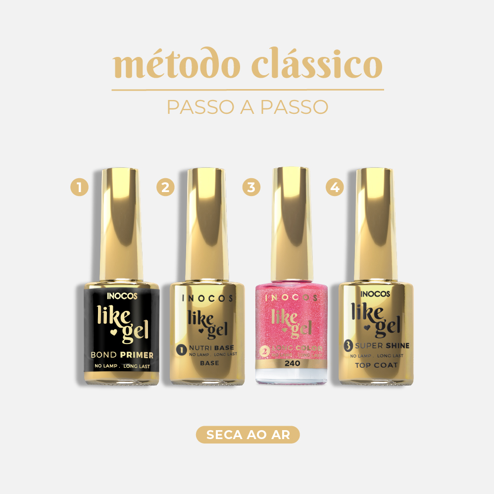 Like Gel INOCOS 240 Rosa Cintilante Like Gel INOCOS 240 Rosa Cintilante