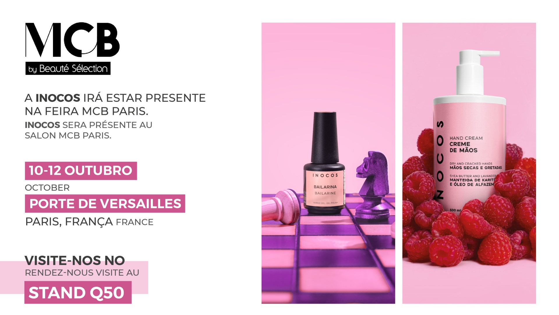 Bonjour, Paris! A INOCOS está de volta à MCB 💅
