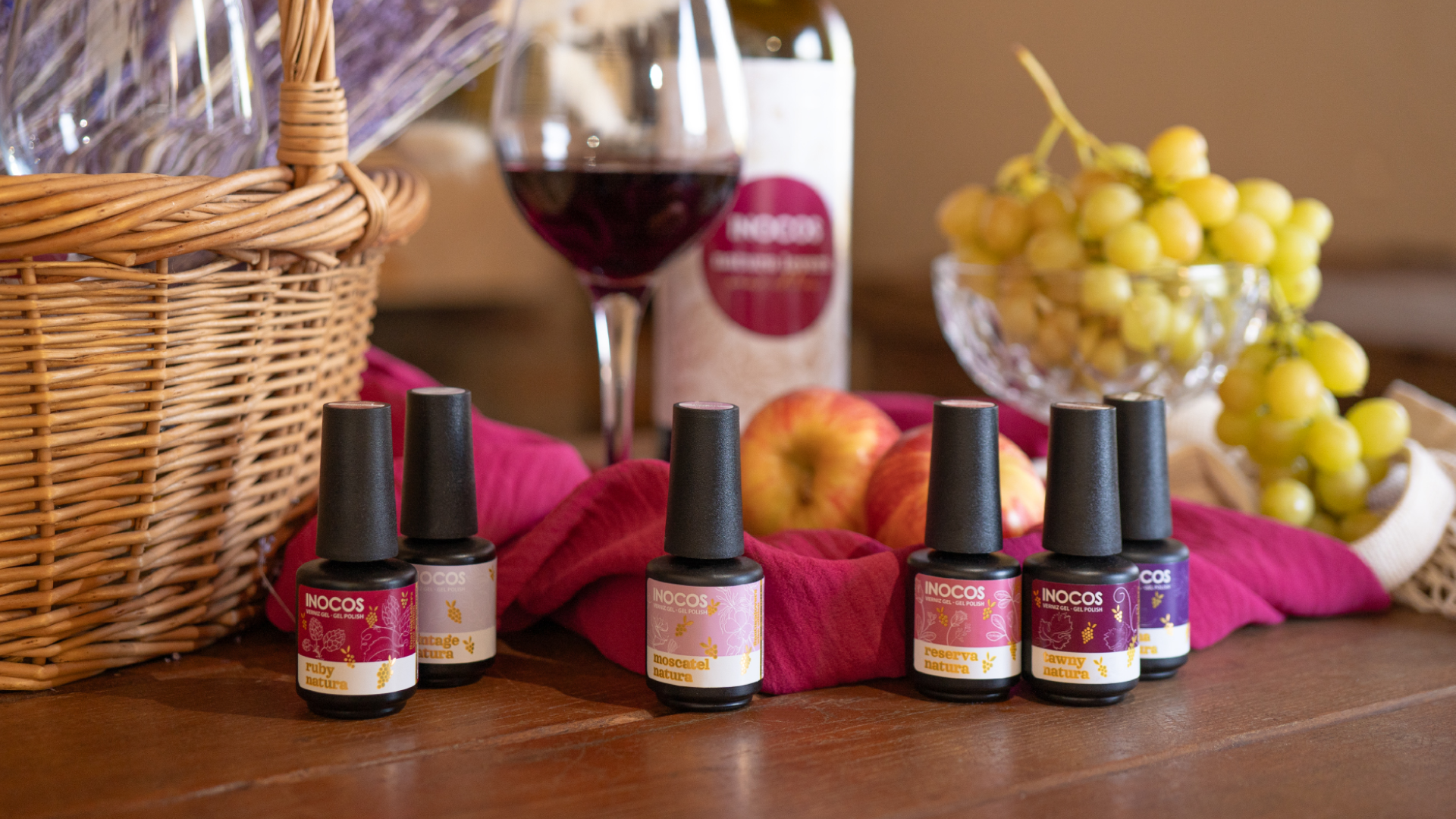 A elegância radiante da Coleção INOCOS Natura Lovers Wine Edition: um brinde à tendência nas tuas Unhas