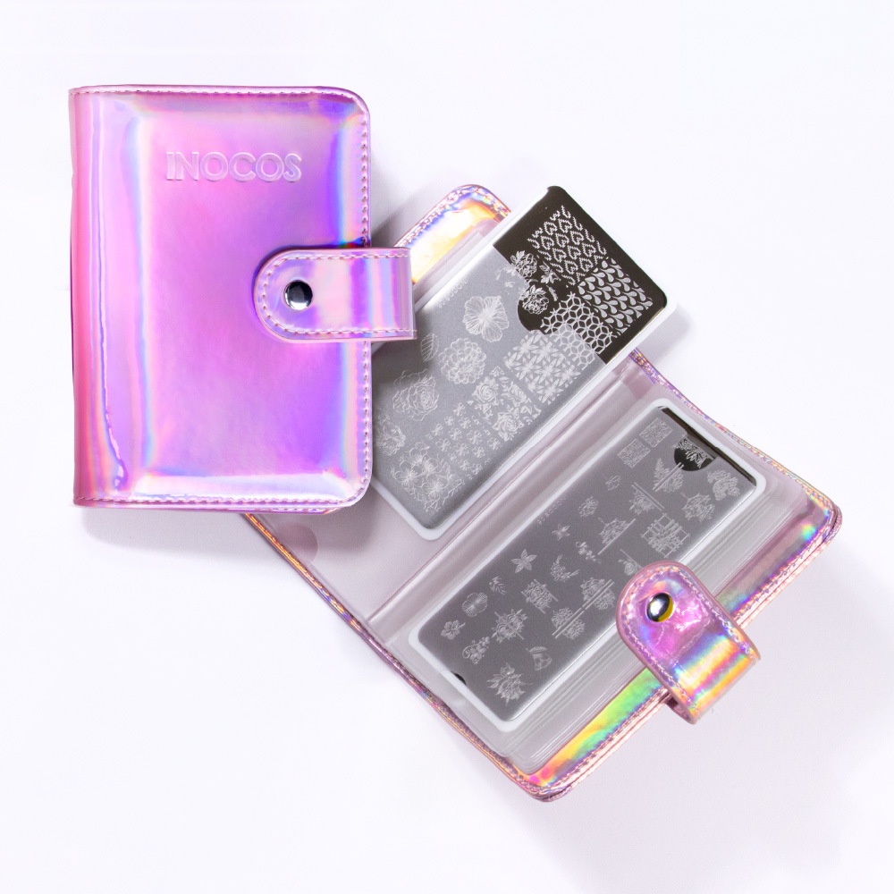 Estojo INOCOS Holográfico Carimbos Stamping Estojo INOCOS Holográfico Carimbos Stamping