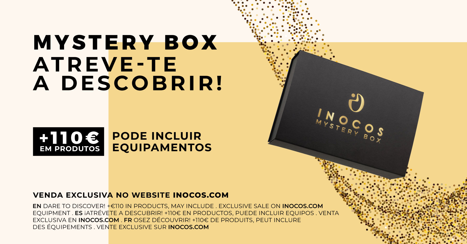 Descobre a nova Mystery Box INOCOS – recebe produtos a metade do valor! 🤩