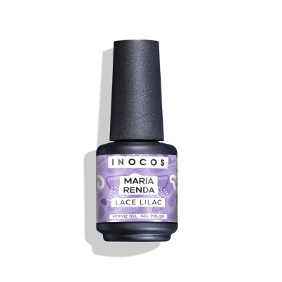 Frasco de verniz gel para unhas INOCOS MARIA RENDA LACE LILAC