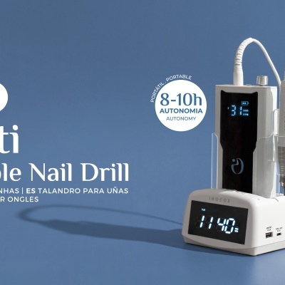 O Multi Portable Nail Drill INOCOS chegou e podes levá-lo para onde quiseres! 
