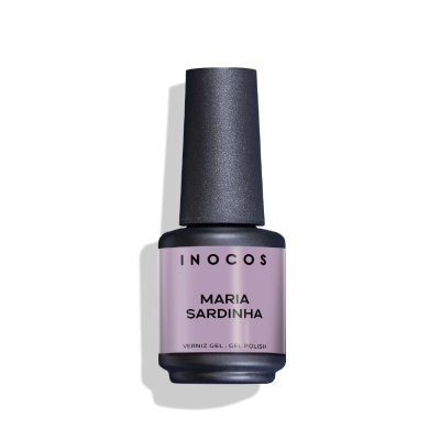 Frasco de verniz gel INOCOS Maria Sardinha cor rosa
