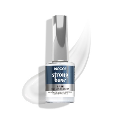Frasco de verniz para unhas INOCOS strong base base endurecedora