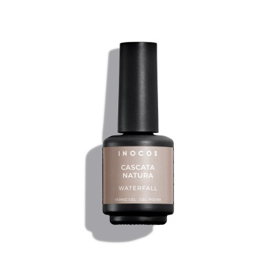 Frasco de verniz gel castanho suave INOCOS CASCATA NATURA