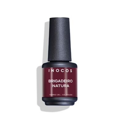 Frasco de verniz gel INOCOS Brigadeiro Natura