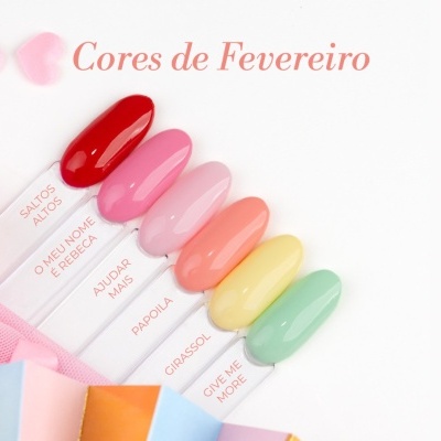 Verniz Gel para Carnaval e Dia dos Namorados: fevereiro festivo!