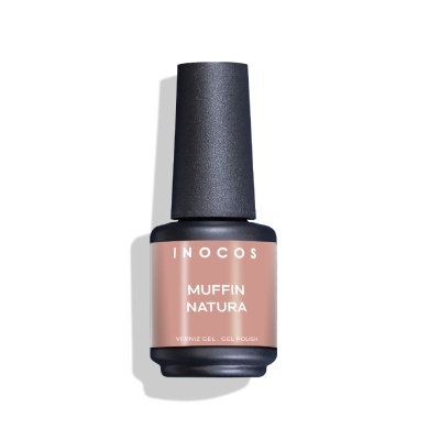 Frasco de verniz gel INOCOS cor muffin natura