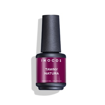 Frasco de verniz gel para unhas INOCOS Tauny Natura cor vinho