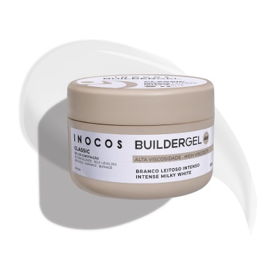 Builder Gel Classic INOCOS Branco Leitoso Intenso de Alta Viscosidade 50g