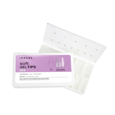 Soft Gel Tips INOCOS Medium Coffin S3