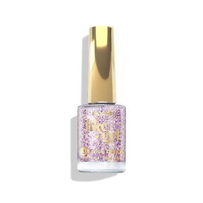 Like Gel INOCOS 138 Glitter Champagne Azul