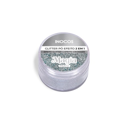 Glitter Effet Poudre 2 dans 1 INOCOS Magia Prata