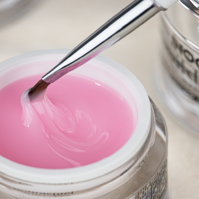 Builder Gel INOCOS Rosa Leitoso Intenso de Média Viscosidade 30g