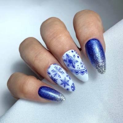Stamping Gel INOCOS Blu Metallico