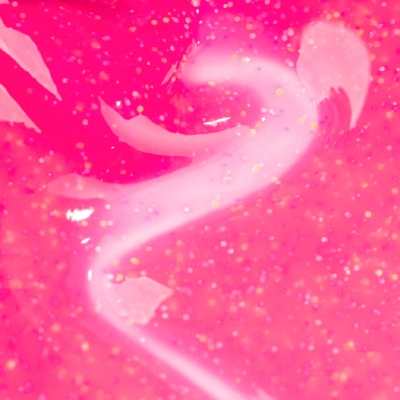 Verniz Gel INOCOS Efeito Lollipop Magenta Glitter Colorido