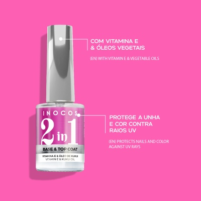 Base & Top Coat INOCOS 2 em 1