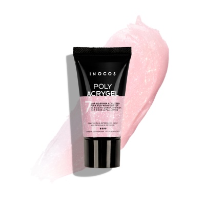 Polyacrygel INOCOS 7 Chá Rosinha Com Glitter 30g
