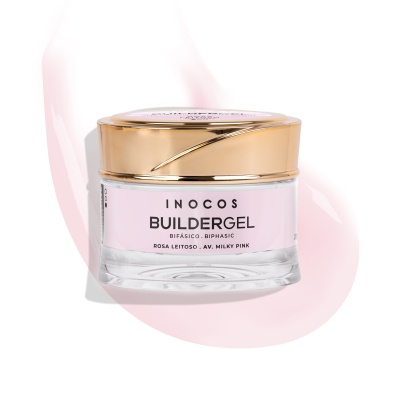 Builder Gel INOCOS Rosa Leitoso de Alta Viscosidade 30g