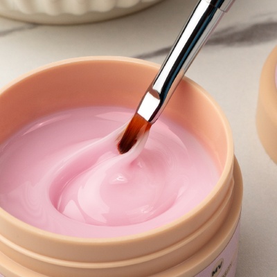 Builder Gel Classic INOCOS Rosa Leitoso Intenso de Média Viscosidade 50g