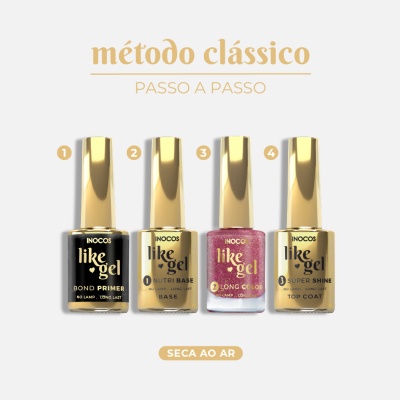 Like Gel INOCOS 181 Glitter Nude Intenso