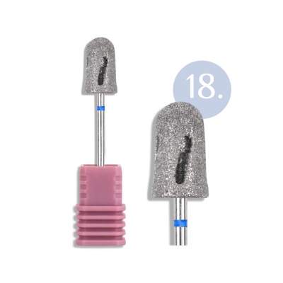 18 - Broca Redonda Cónica INOCOS para Pedicure| Grão Médio