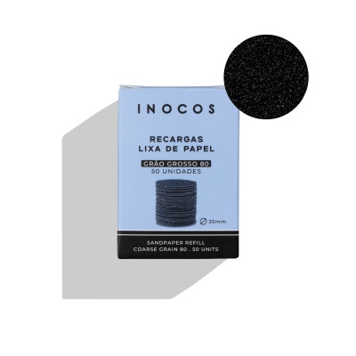 Recargas INOCOS Lixa de Papel | Grão Grosso 80