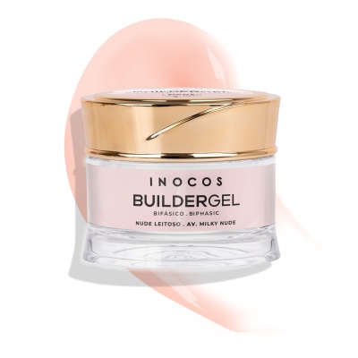 Builder Gel INOCOS Nude Leitoso de Alta Viscosidade 50g