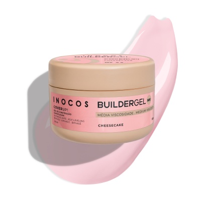 Builder Gel Cover Up INOCOS Cheesecake de Média Viscosidade 50g