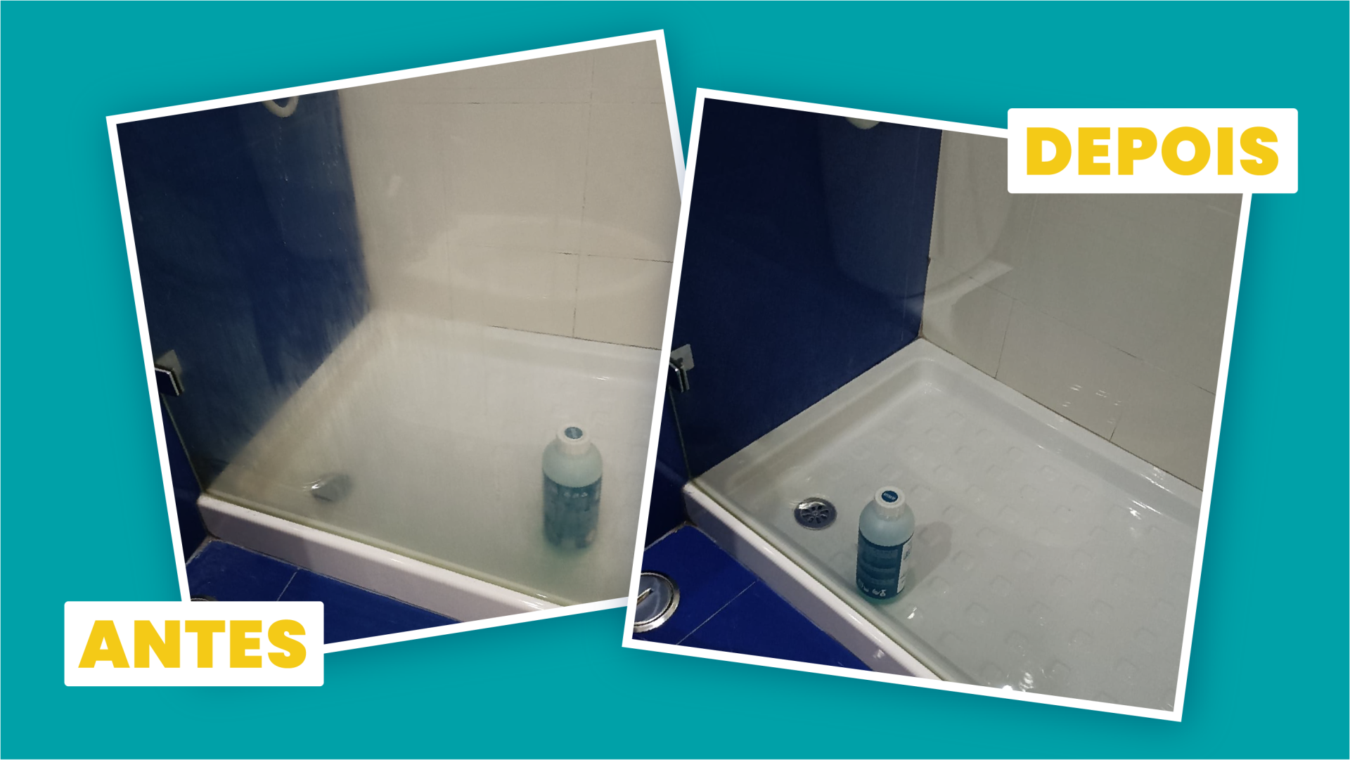 remover manchas de calcário em chuveiro