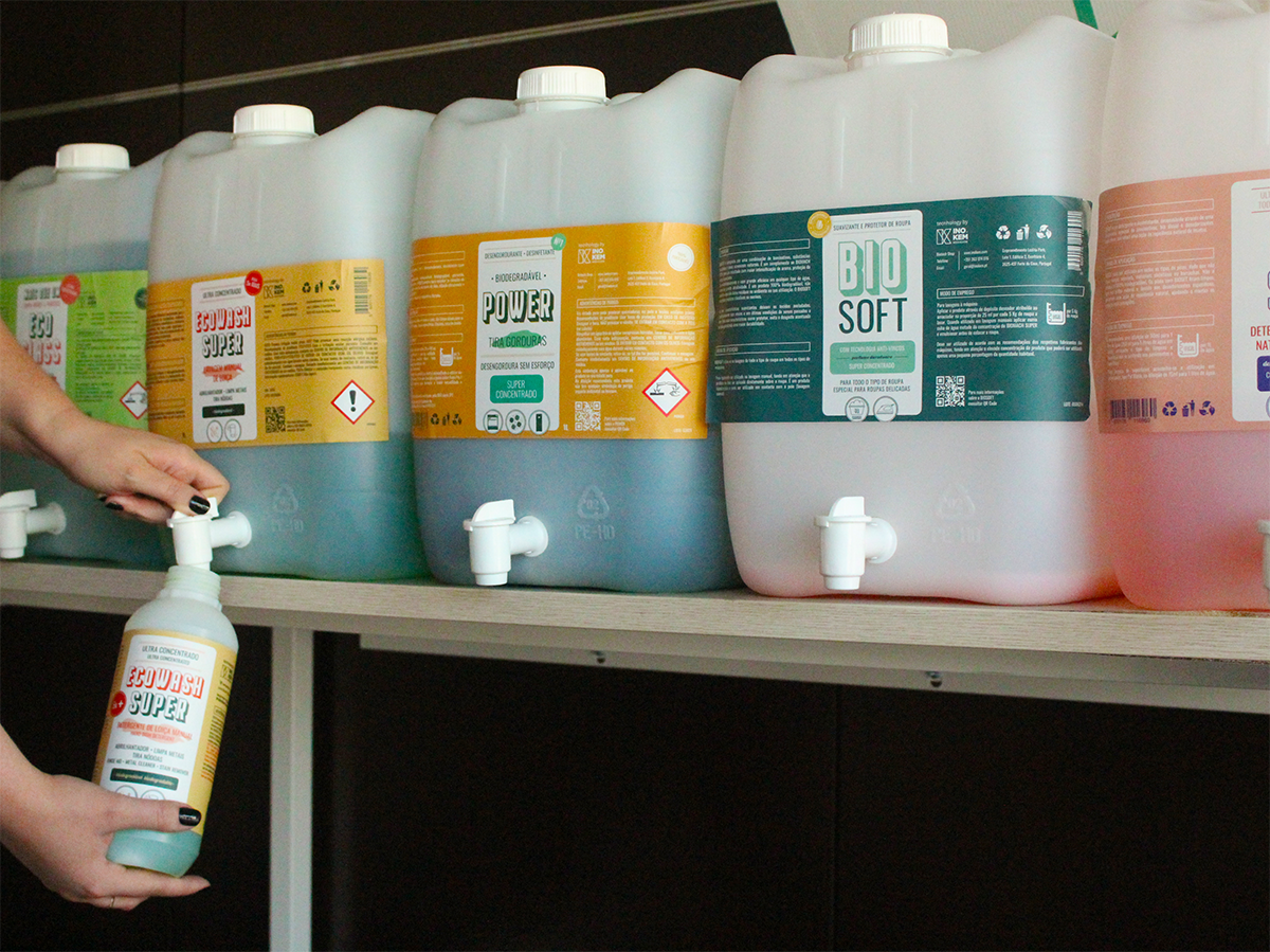 venda a granel de detergentes ecol&oacute;gicos Inokem