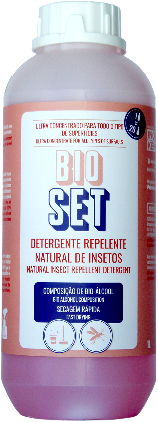 Detergente multiusos repelente natural de insetos - Bioset