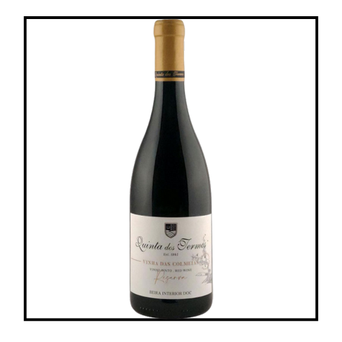 Quinta dos Termos Vinha das Colmeias - Quinta dos Termos - Tinto 75cl (2021) Garrafa de vinho tinto Quinta dos Termos Reserva com rótulo branco
